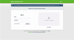 Desktop Screenshot of giving.piryx.com